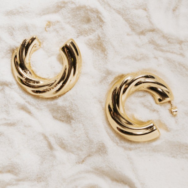 Orecchini mezzocerchio in...